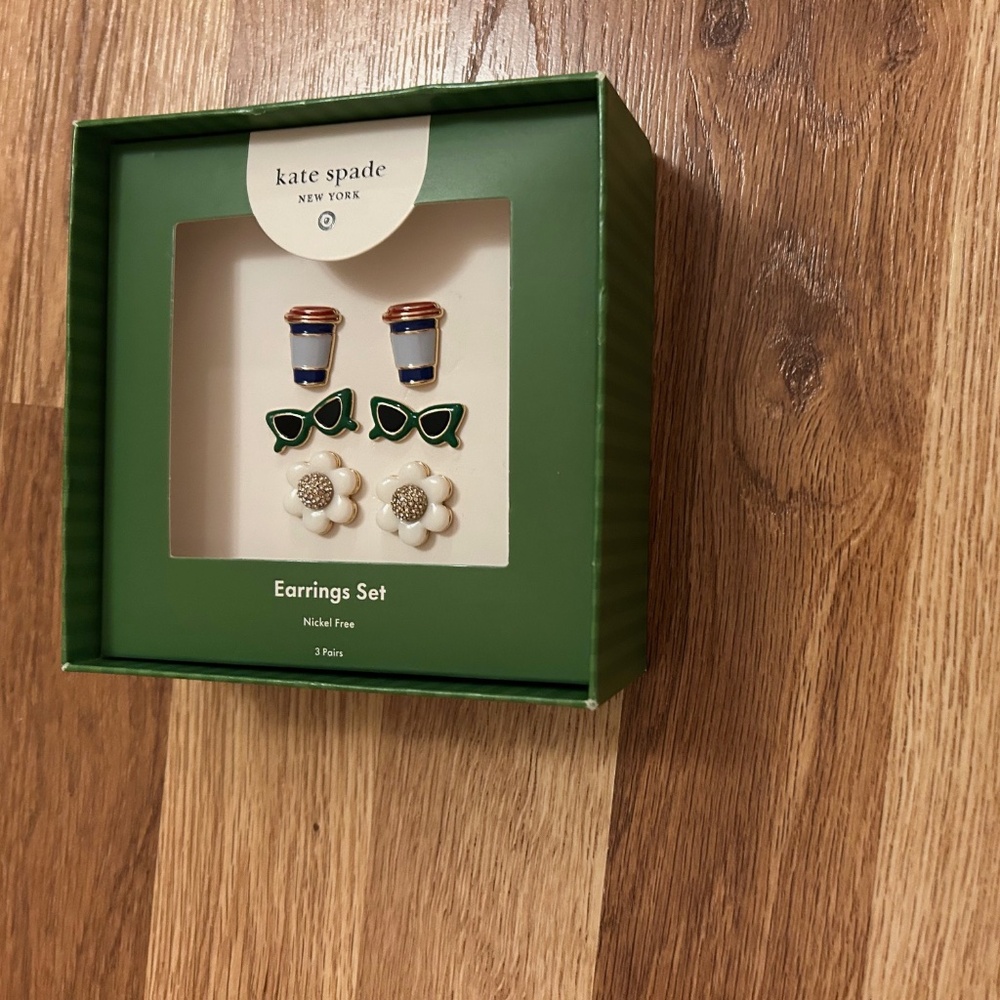 NIB Kate Spade New York for Target Mixed Novelty Stud Earrings
